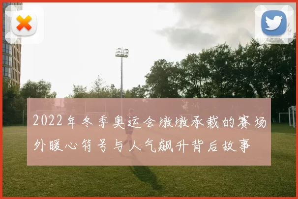 2022年冬季奥运会墩墩承载的赛场外暖心符号与人气飙升背后故事